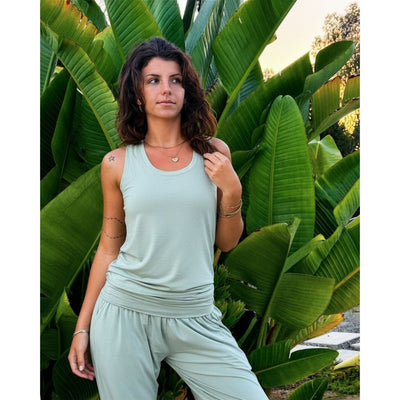 Bamboo Willow Tank - Sage