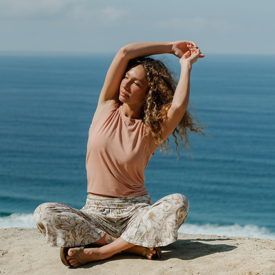 Bamboo Flow Tank ~ Clay