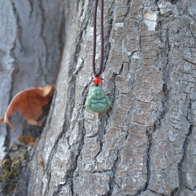 Mini Laughing Buddha Necklace