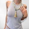Frosted Amazonite Mala Necklace
