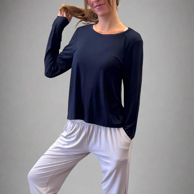 Bamboo Essential Pant ~ Oyster