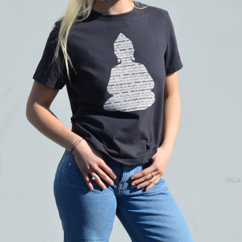 Buddha Tee ~ Soft Black