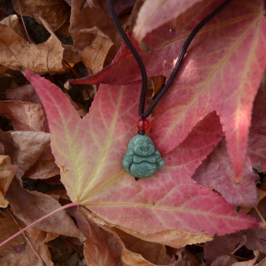 Mini Laughing Buddha Necklace