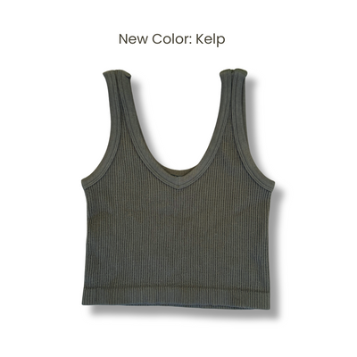 Luxe Everyday Crop Tank (10 Color Options)