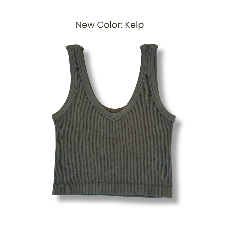 Luxe Everyday Crop Tank (10 Color Options)