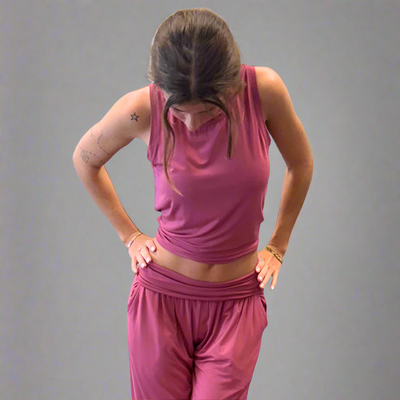 Bamboo Flow Tank ~ Rose
