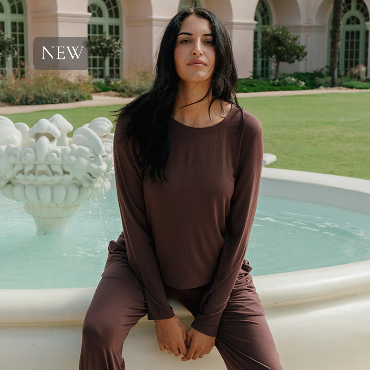 Bamboo Flow Long Sleeve ~ Walnut