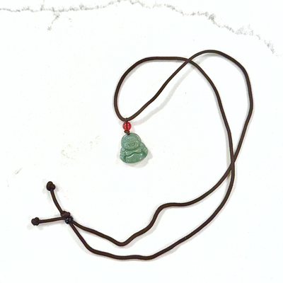 Mini Laughing Buddha Necklace