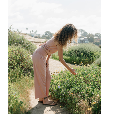 Bamboo Flow Tank ~ Clay