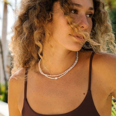 Halo Necklace ~ Blush