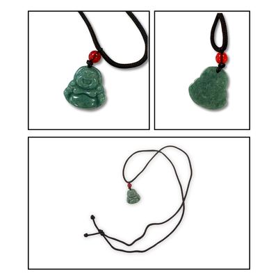 Mini Laughing Buddha Necklace