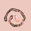 Rhodonite and Picasso Jasper Mala