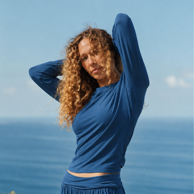 Bamboo Flow Long Sleeve ~ Ocean