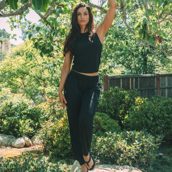 Bamboo Cuffed Yoga & Lounge Pants with Pockets | Slightly Buddha