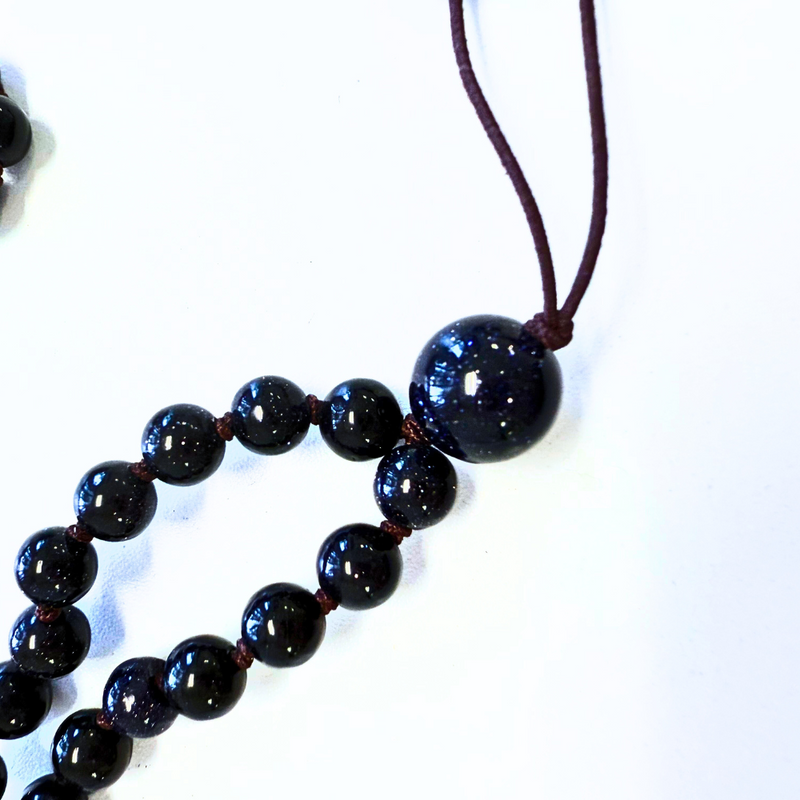Blue Sandstone Mala