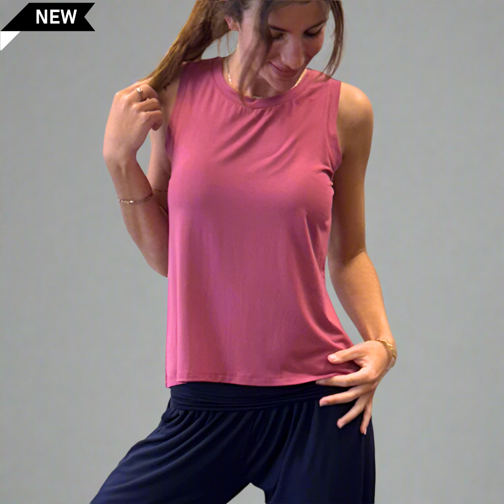 Bamboo Flow Tank ~ Rose