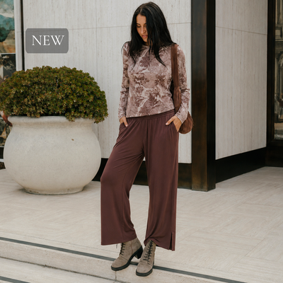 Bamboo Universal Pant ~  Walnut