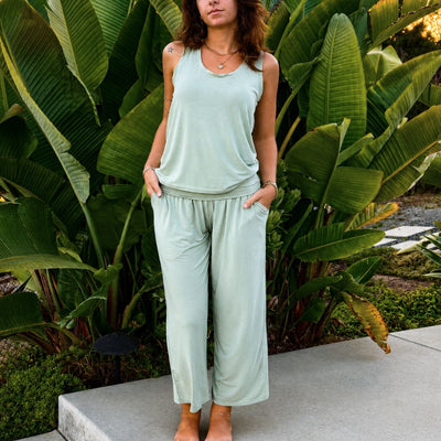 Bamboo Willow Tank - Sage