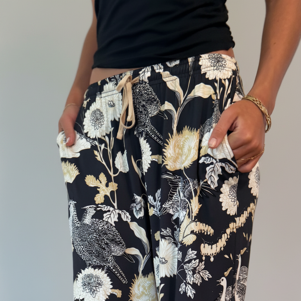 Bamboo Wide Leg Lounge & Yoga Pants for Women | Slightly Buddha Bamboo Wide Leg Lounge & Yoga Pants for Women | Slightly Buddha