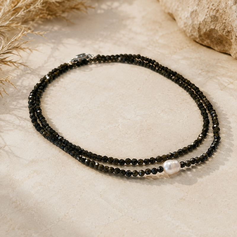 Halo Necklace ~ Noir