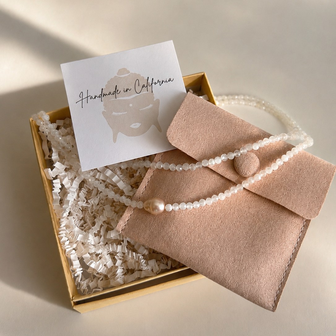 Halo Necklace ~ Blush