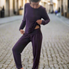 Bamboo Flow Long Sleeve ~ Fig