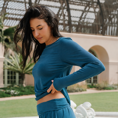 Bamboo Flow Long Sleeve ~ Ocean