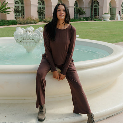 Bamboo Universal Pant ~  Walnut