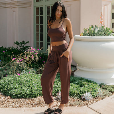 Bamboo Universal Pant ~  Walnut