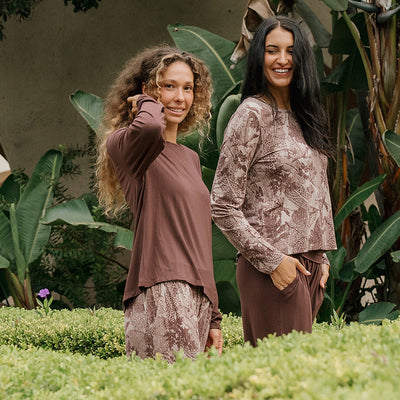 Bamboo Flow Long Sleeve ~ Woodland