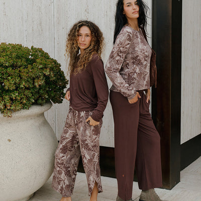 Bamboo Flow Long Sleeve ~ Walnut