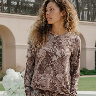 Bamboo Flow Long Sleeve ~ Woodland