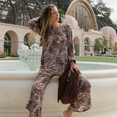 Bamboo Flow Long Sleeve ~ Woodland