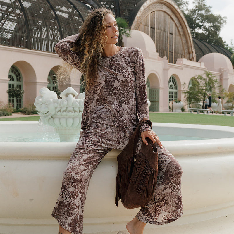 Bamboo Flow Long Sleeve ~ Woodland