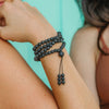 Natural Lava Mala Bracelet