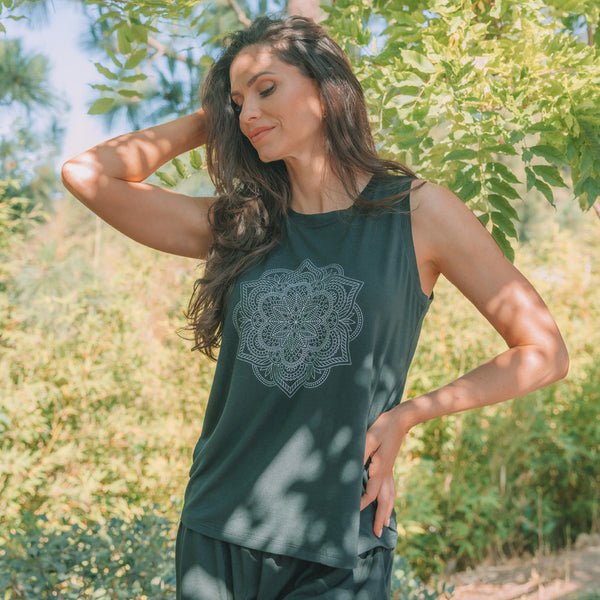 Grace Bamboo Muscle Tank - Slightly Buddha