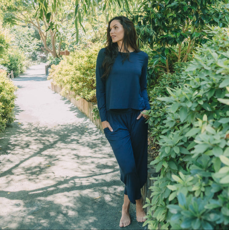 Bamboo Flow Pant ~ Midnight