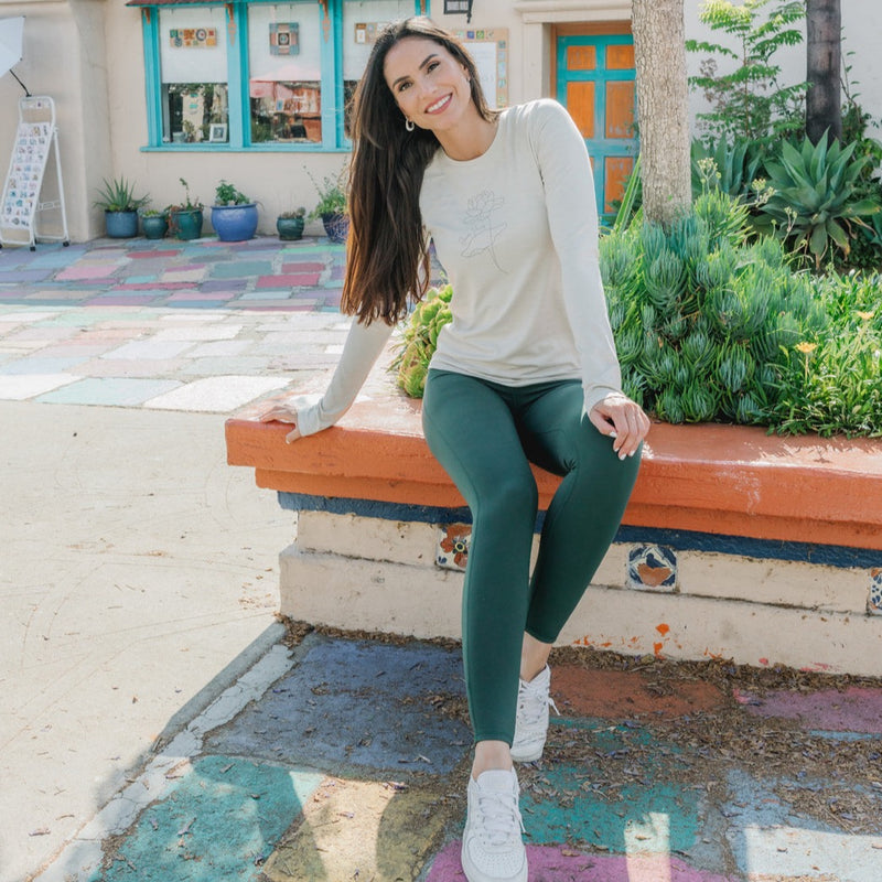 Flower Power Active Long Sleeve