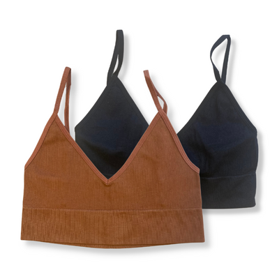 Low Back Bralette 2 Pack