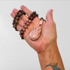 Rhodonite and Picasso Jasper Mala