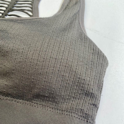 SIZE SMALL Asana Bra ~ Charcoal