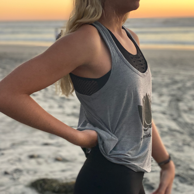 No Mud, No Lotus Racerback Tank