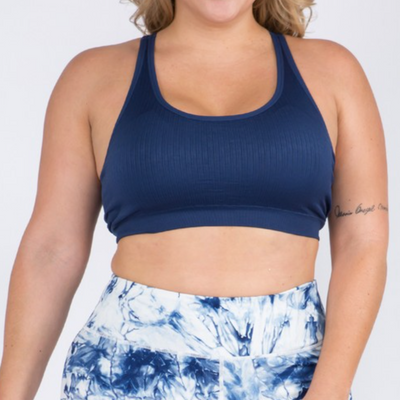 SIZE SMALL Asana Bra ~ Navy