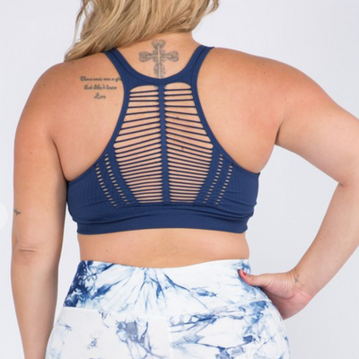 SIZE SMALL Asana Bra ~ Navy