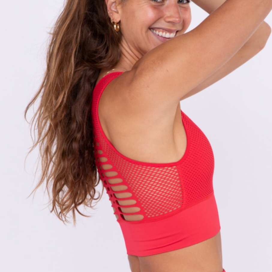 Warrior Bra ~ Hibiscus