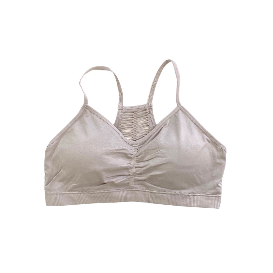 Seamless Racerback Bra- Taupe
