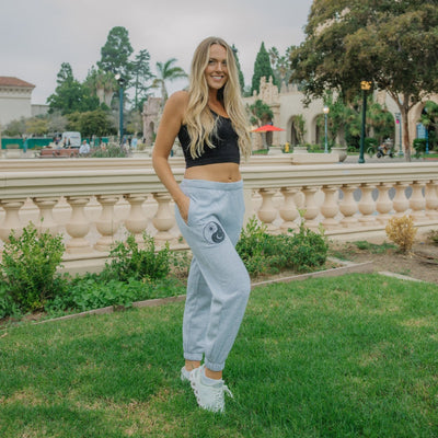 Yin Yang Embroidered Sweatpants