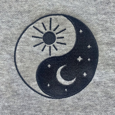 Yin Yang Embroidered Sweatpants